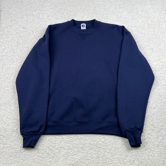 Russell Athletic Other - VTG Russell Athletic Crewneck Sweatshirt Navy Blue Made in USA Mens Large 90s
